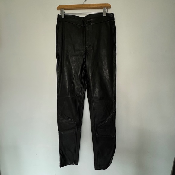 Cheap Monday No Pocket Spray Vegan Leather Pants - Picture 5 of 5